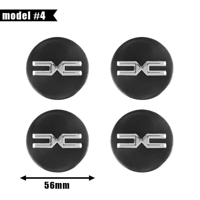 Enjoliveurs Pour Renault Austral Kadjar Megane Captur Arkana Dacia Logo Cache Moyeu 4Pcs 56mm 60mm 65mm Autocollant Cache-Moyeu de Roue de Voiture