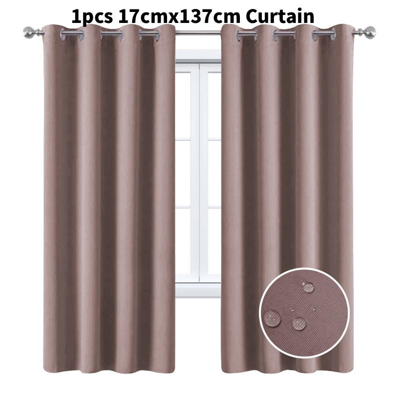 Waterproof Solid Color Sunproof Curtain For Sunroom And Commercial Applications