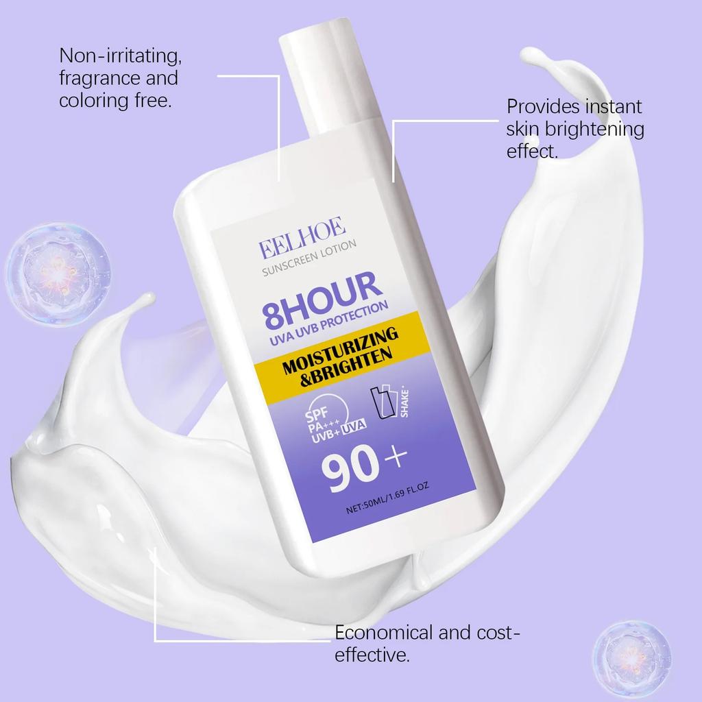 SPF 90+ Sunscreen Cream UV Protective Sunburn Repair Sun Block Moisturizing Oil-Control Face Body Skin Care