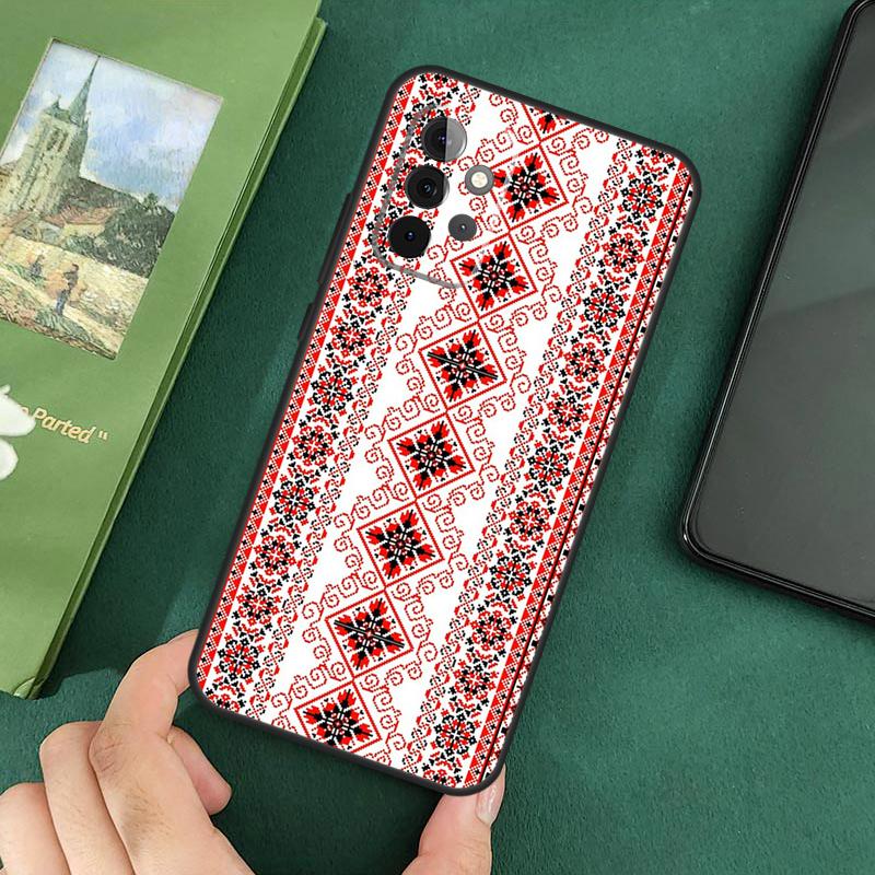 

Ukrainian Pattern Soft Cover For Samsung Galaxy A54 A53 A73 A13 A71 A51 A14 A52 A32 A12 A22 A52S Back Case Samsung A54 5G