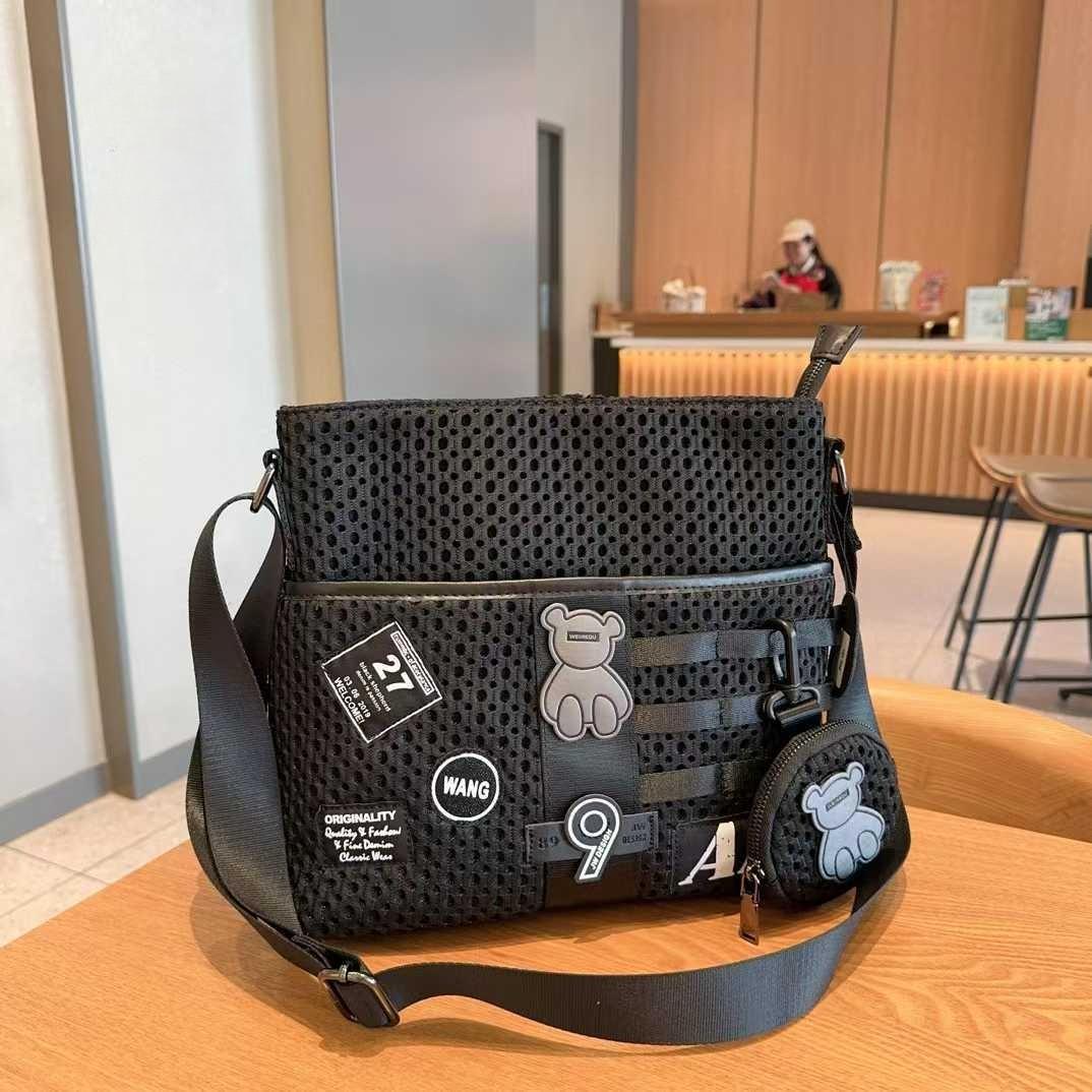 Повседневная сумка Мужская и женская сумка-мессенджер Сумка через плечо Стильная Вместительная Простая Сумка для поездок Универсальная Сумка 2900₽