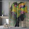 African Woman Shower Curtain, Afro American Girl Shower Curtains Funny Fabric Shower Curtain Abstract Art Modern Set