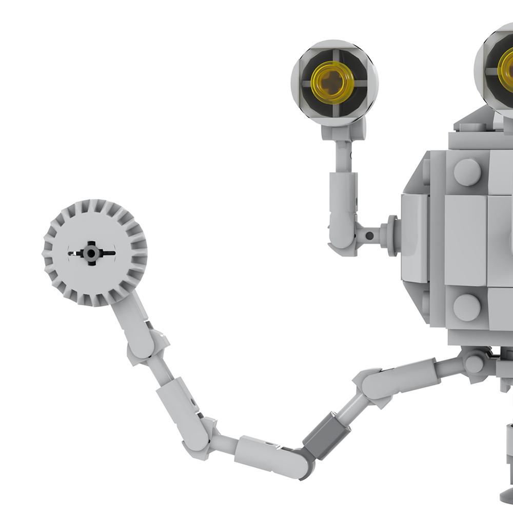 MOOXI Game Series 186Pcs MOC Bricks Mr Handy Multipurpose Robot DIY Building Blocks Kids Toys For Children Birthday Gift MOC1553