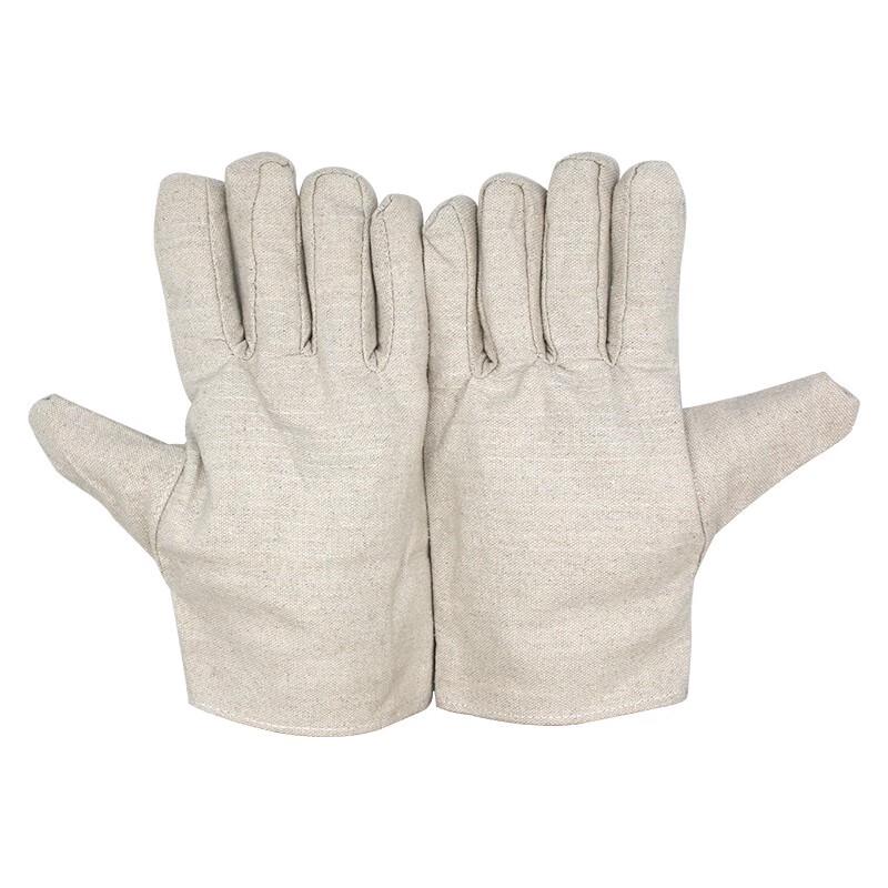 Double-Layer Canvas Work Gloves