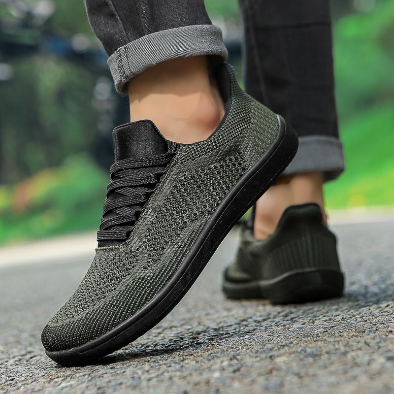 Summer large size 50 breathable fly-woven shoes lightweight cycling shoes men's and women's sports fitness skipping rope wide head casual shoes outdoo