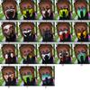 El Led Draad Halloween Pasen Rave Masker Lichtgevend Kostuum Masker Paas Decoraties