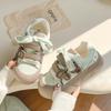 High-value versatile shoes children's new platform white shoes casual sports shoes bread shoes tide