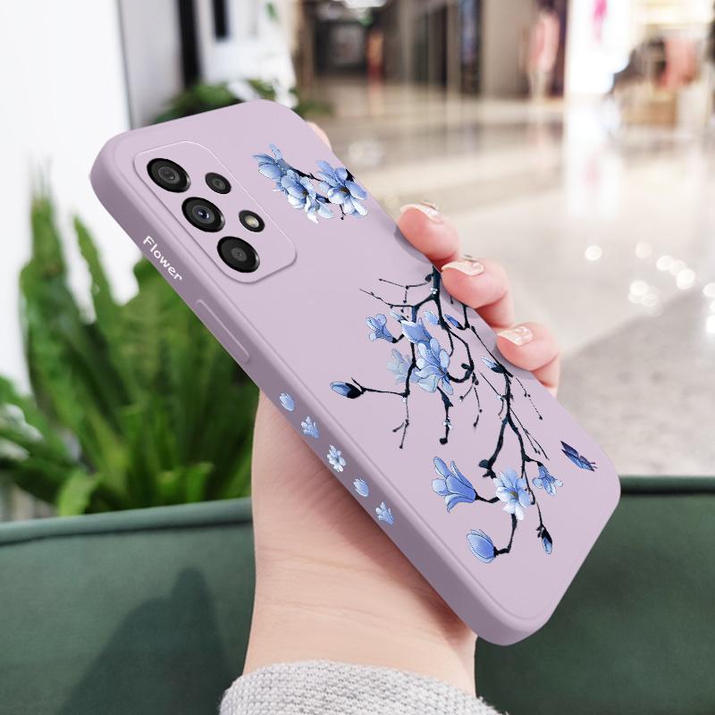 

Blooming Orchid Case For Samsung Galaxy A73 A53 A33 A23 A13 A03 A72 A52 A52S A32 A22 A12 A02 A02S A71 A51 A31 A21S 4G 5G Cover Samsung A21S світло-фіолетового кольору