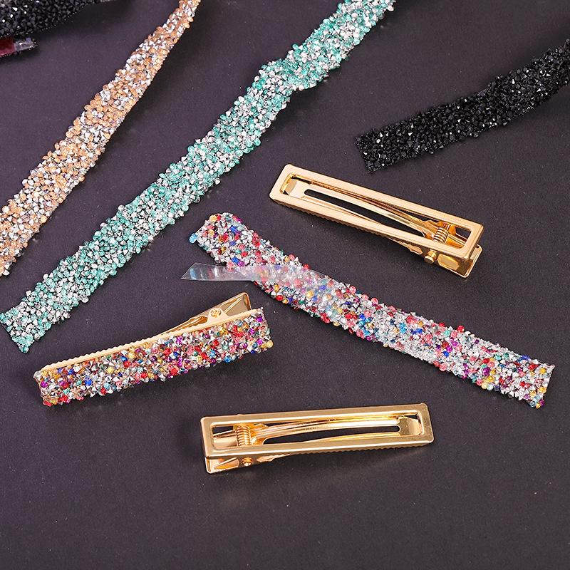 10m Rhinestone Trim Crystal Motif Hot Fix Rhinestone Tape Iron On Applique for DIY Dress Wedding Clothing Bag Shoes Accessories