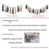 Bohemian Tassel Christmas Fireplace Decoration Banner