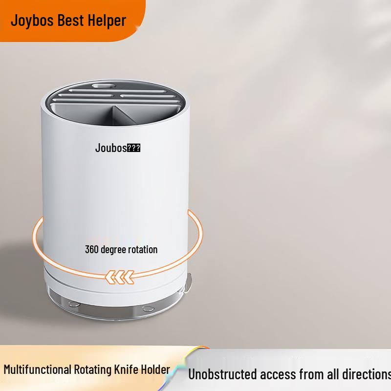 Rotating Countertop Kitchen Knife & Utensil Organizer Simple Knife Rack N01