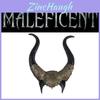 Nowa złota maska z rogami Maleficent z lateksu na Halloween, Cosplay i Karnawał 2024