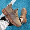 Live Summer New Large Size Casual Men's Shoes Teen Men's Flying Weaving Mesh Sneakers Breathable Running