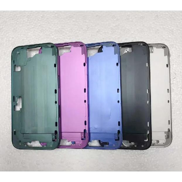 For Iphone 16 16Plus Back Housing Battery Cover+Middle Frame Chassis+With Side Buttons+Sim Tray,tools 16 Plus Back Cover Housing
