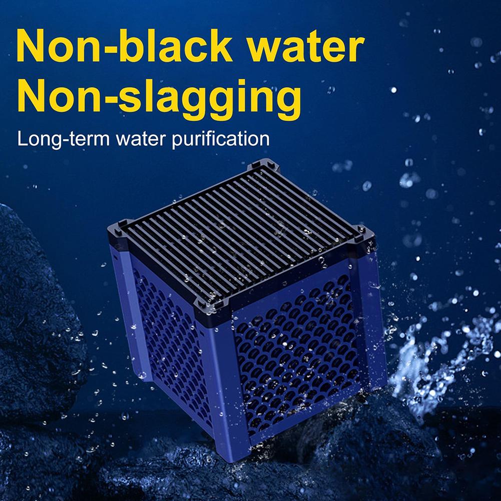 Activated Carbon Aquarium Water Purifier Cube Aquarium Cube Filter Deodorant Water Purifier for Aquarium Ponds