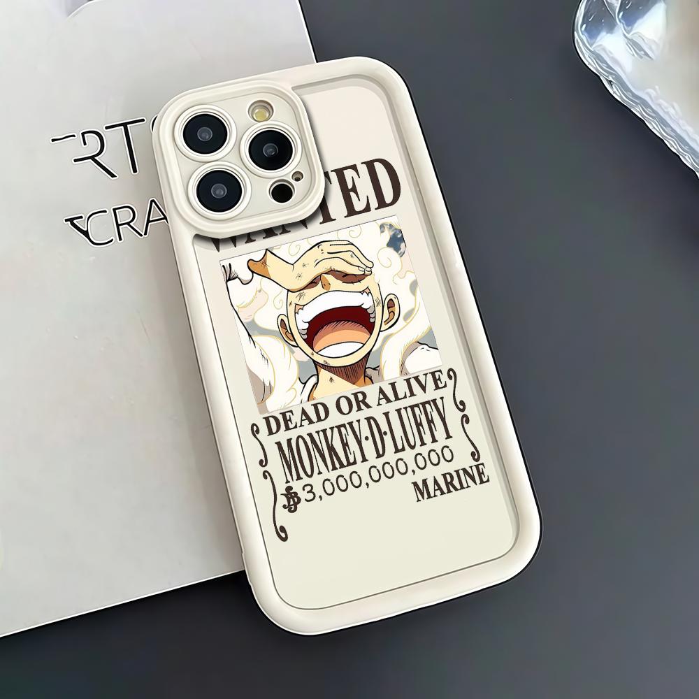 Japan Anime ONE P-PIECE phone case For iPhone 12 11 13 14 15 16 17 Max Pro Plus Air Mini Drop-Proof Flexible Silicone Case iPhone 16 Plus