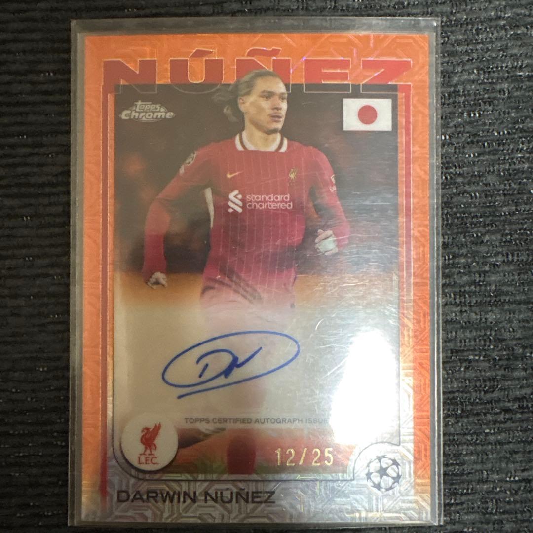 Used Darwin Nunez Autograph Card 25siri
