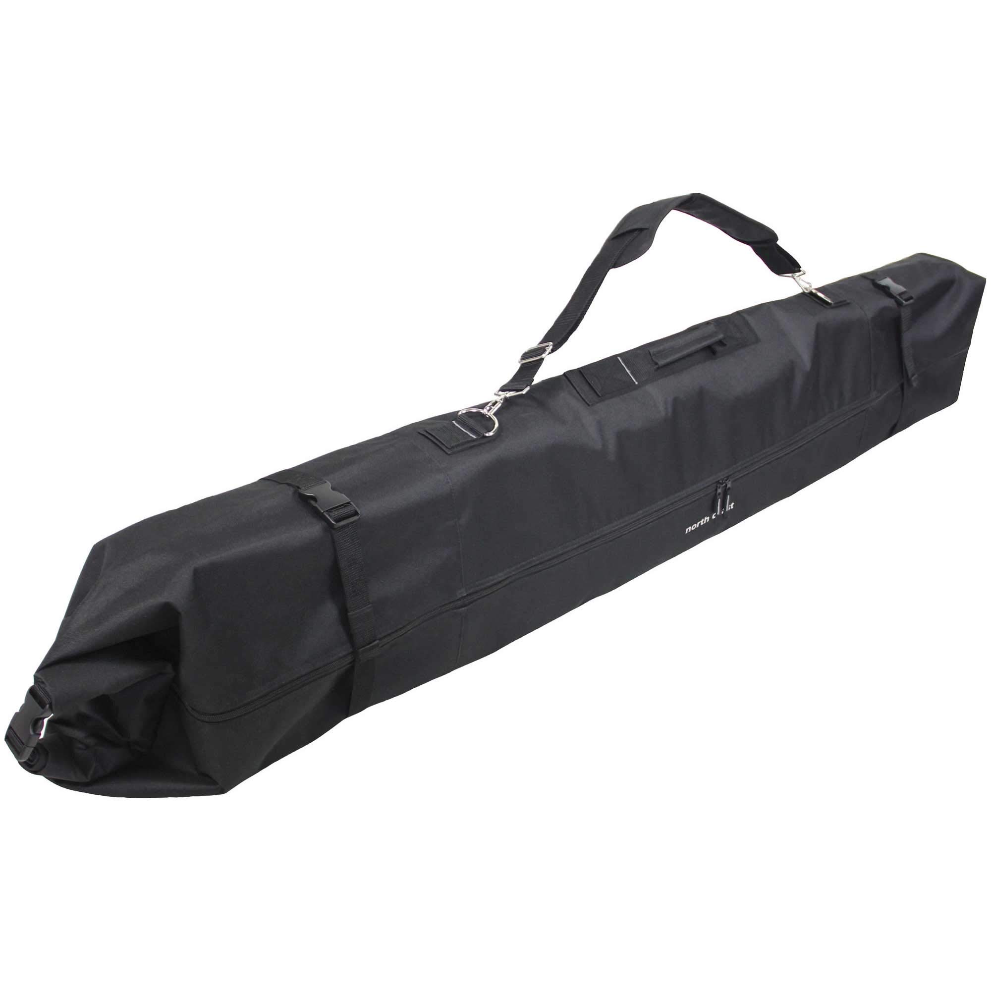 

north coast ski case 2WAY type store cushion with clear holder to put hold BK (north coast) [Can boards, bindings, skis, etc.] [Adjustable length] чёрный