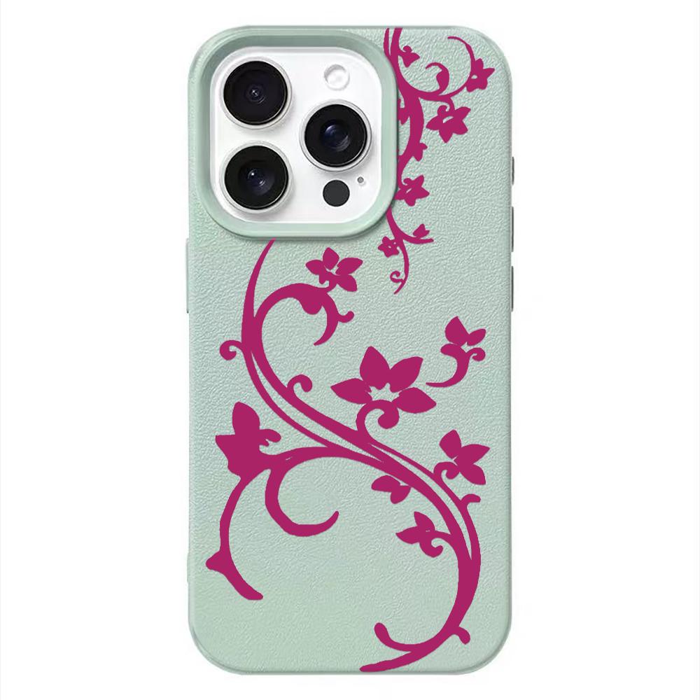 Painting Flower Patterns Phone Case For IPhone 17 16 15 Plus 14 13 12 11 Pro Max 17E Air 16e Shockproof Back Coque Cover