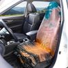 Universal Car Seat Towel Cover: Front Seat Protector for Gym, Workout, All Seasons