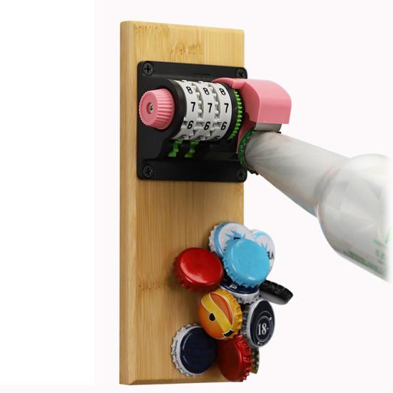 Magnetic Counting Bottle Opener Wall Mounted Beer Counter Bottle Opener Versatile Beverage Opener Drink Recording Tool