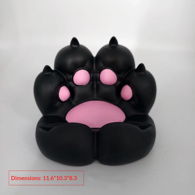 Cute Cat Paw Phone Stand Holder Desk Decor Creative Cute Pet Paw Phone Rack For Office