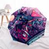 1pc Deltarune Outdoor Umbrella - Automatic Opening/Closing, Portable 3-Fold Design, 8-Bone Iron Frame, Perfect Gift for Fans, Travelers, Everyday Use,