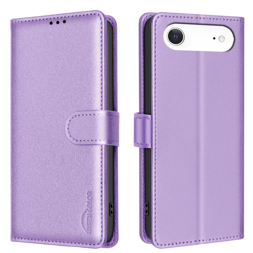For iPhone Air Leather Case BINFEN COLOR BF32 Wallet RFID Blocking Phone Cover