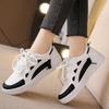 2024 Platform Sneakers Round Toe Flatform Non-slip Sporty Shoes Outdoor Skate Womens Shoes Lightweight Lace Up Designer Shoes