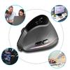 Vertical Wireless Mouse Adjustable DPI Ergonomic Mouse Rechargeable Tri-Mode BT+2.4GHz+Wired 7 Buttons for PC Laptop Mac