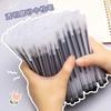 Frosted Transparent Neutral Black Ink Pen for Students and Office Use