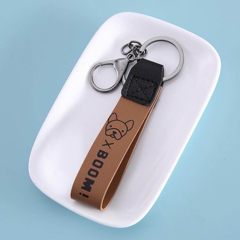 Handmade Woven Rope Keychain Pendant - Leather Keyring for Men and Women Gifts