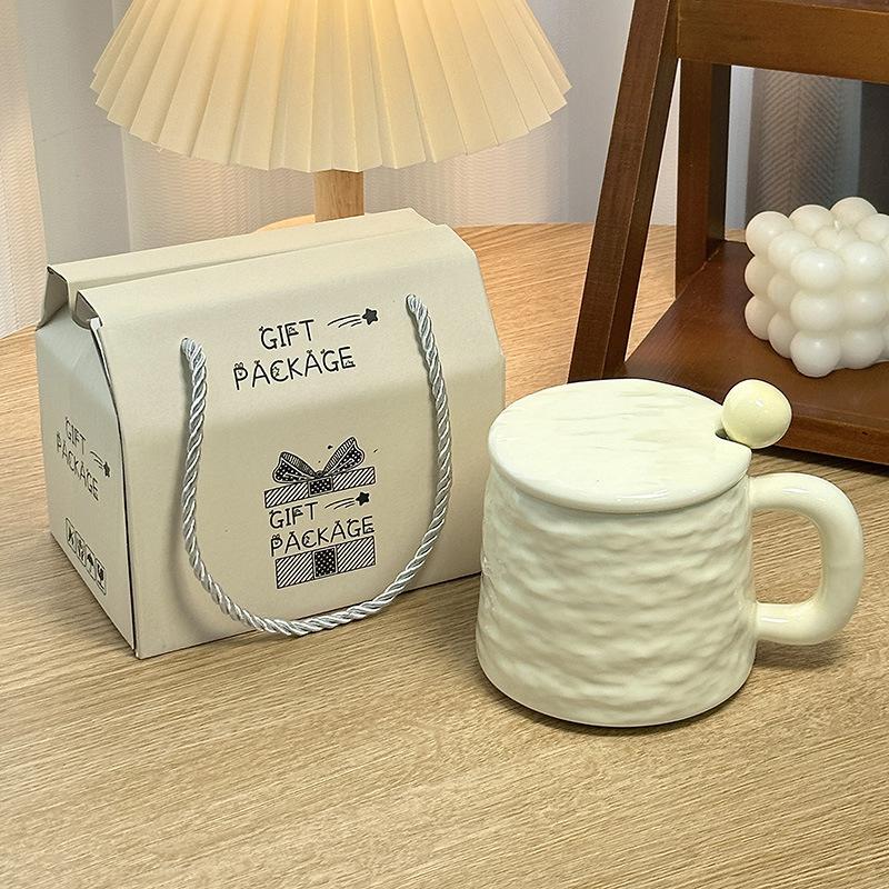 Mug Ceramic Household Water Cup Office Coffee Cup High Value Cup Souvenir Birthday Gift Breakfast Cup