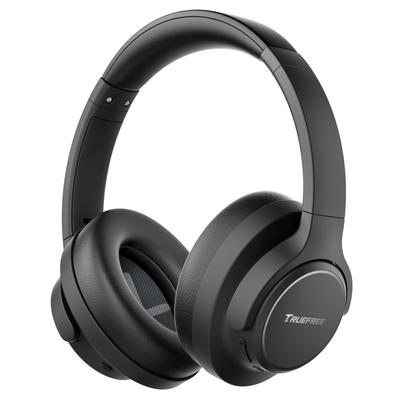 TRUEFREE Wireless Bluetooth Hybrid ANC To 45dB Noise Up To 125 Hours of Playback 40mm Drivers Spatial Sound Multipoint Connectivity Fast Charging