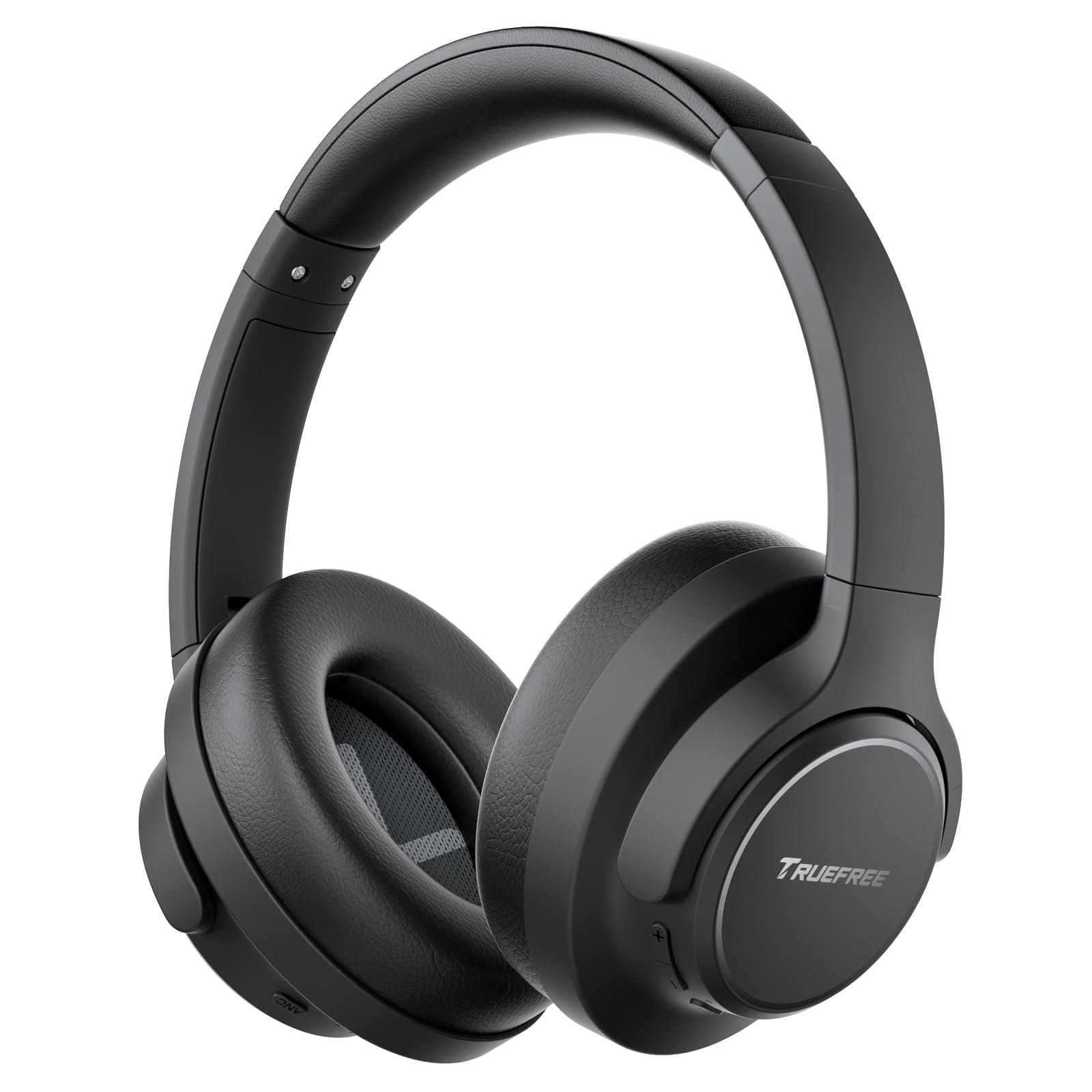 

TRUEFREE Wireless Bluetooth Hybrid ANC to 45dB noise up to 125 hours of playback 40mm spatial fast wireless and AUX wired and dedicated app support чорний