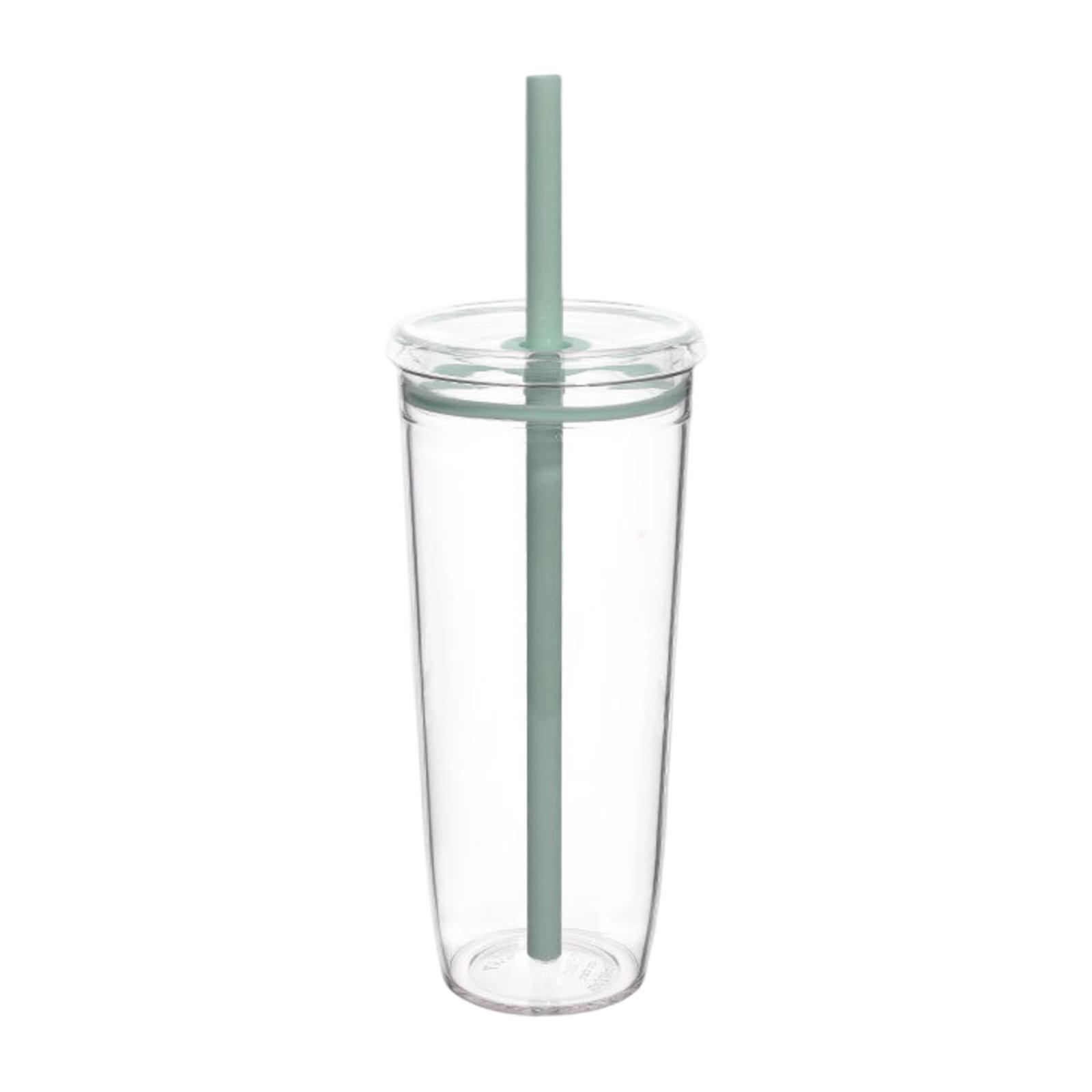 

Straw Cup – Macaron Tone Portable Drinking Cup For Daily Use One Size