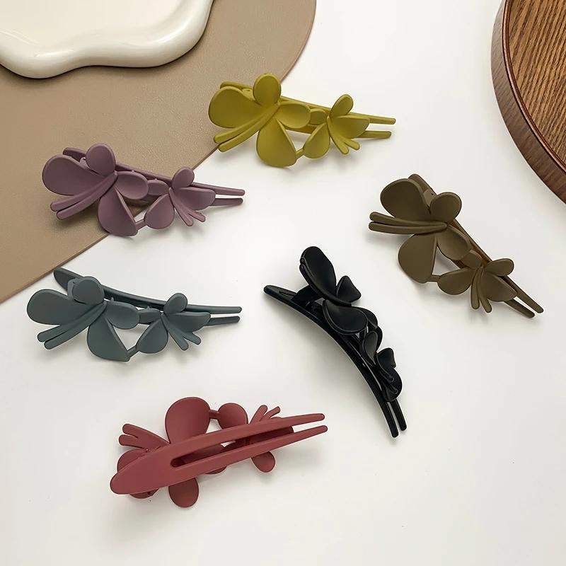 Women Floral Hairpins Cute Artificial Flower Barrettes Hair Clips Girls Lovely Hairpins Elegant Ponytail Hair Accessories