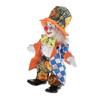 Designed Face Ceramic Entertainer Figurine Flexible Part Bright Costume Seasonal Ornament Christmas Celebration Decoration 16cm Height