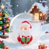 48cm Christmas Inflatable Ball Pendant Colored Xmas Print Ball Decoration Ornament Celebration Ball Party Home Festive Decor