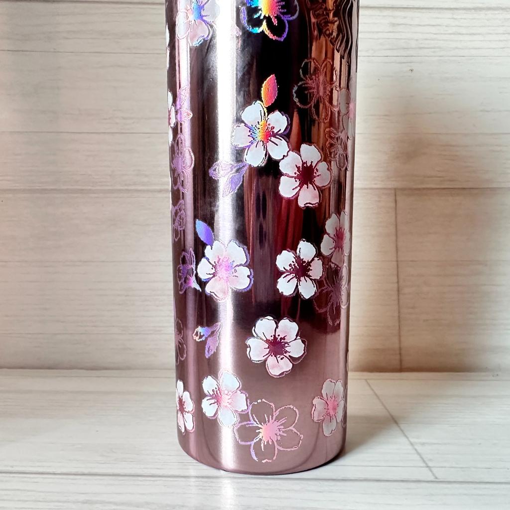 Starbucks Japan SAKURA 2026 Stainless Bottle 16oz 473ml Cherry Blossom Pink