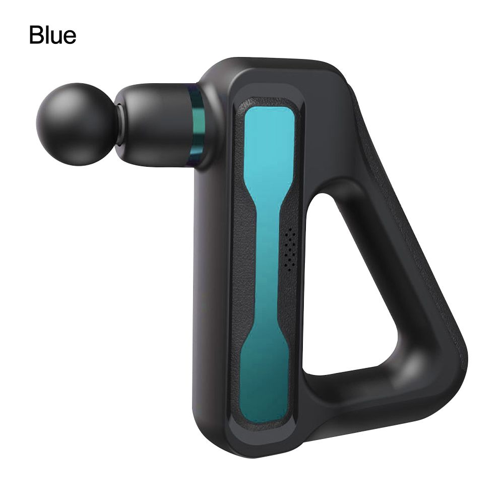 Nowy LCD Trójkąt Powięź Elektryczny pistolet do masażu Relaksator mięśni 32-biegowy Masaż tkanek głębokich Masaż stukający Ćwiczenia Odchudzanie 8 głowic masujących