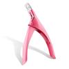 Professional Stainless Steel Nail Clipper for Manicure with Adjustable Spring, Colorful False Tip Cutter