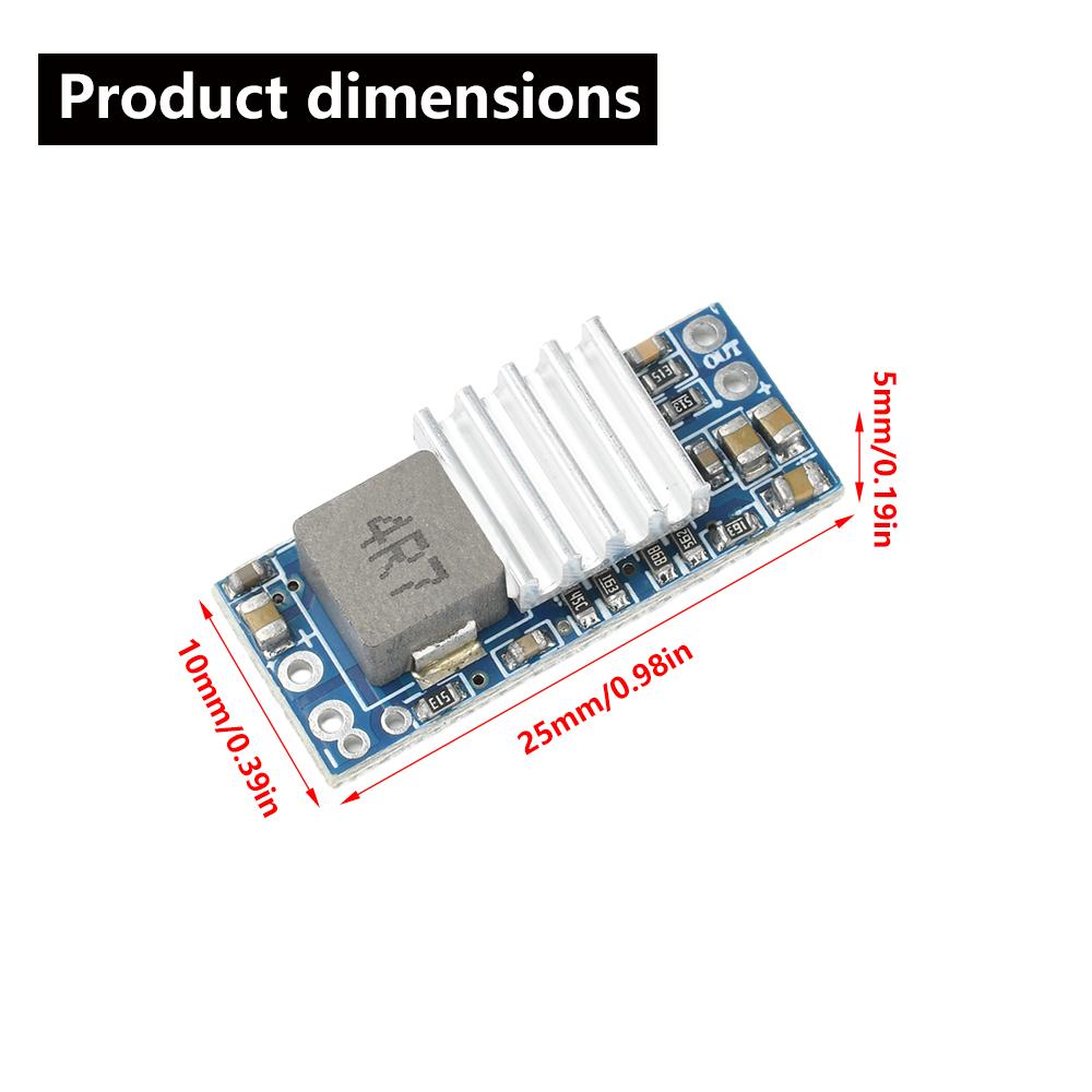 DC-DC DC 2.7-13V 6A Boost Module DC 5-32V 5A Step-down Mini Power Module 3.3V 5V 9V 12V Fixed Output Drone Aeromodel BEC