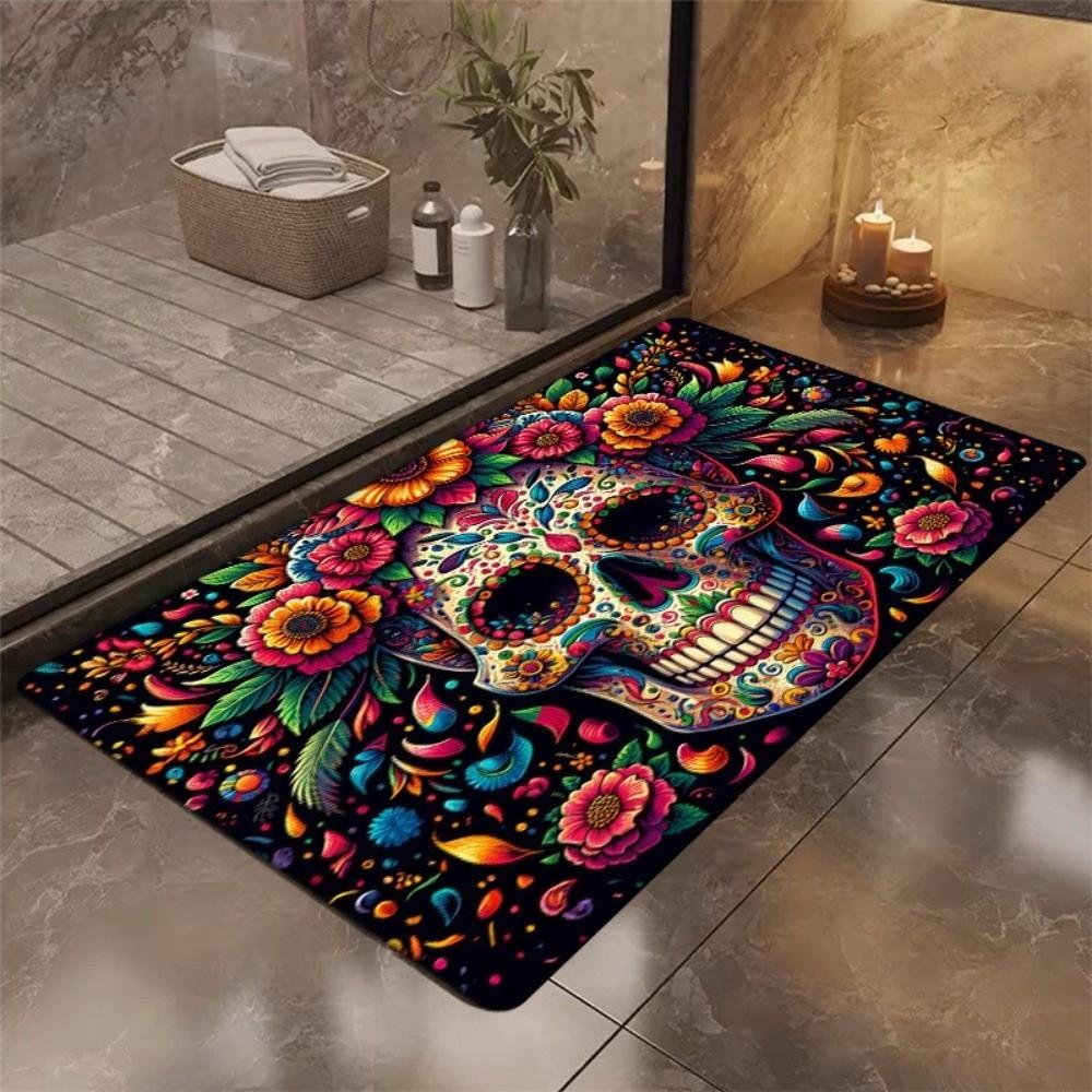 Non-Slip Skull Carpet Anti-fouling Home Decor Carpet High Quality Area Rug Living Rooms