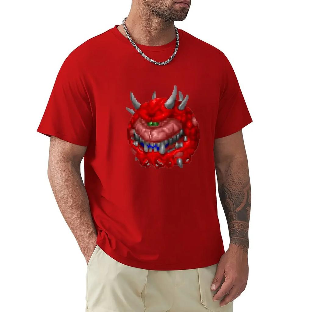 Cacodemon TShirt TShirt Plus Size Tops Sports Fans Summer Tops Men Clothing