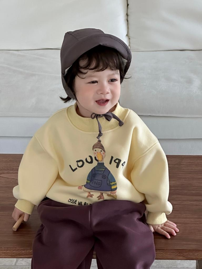[Warm thickened top] New winter baby clothes children's autumn and winter boys' fleece sweater