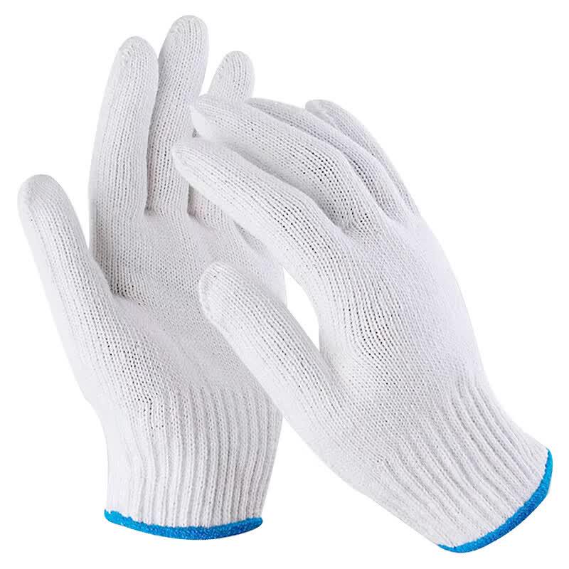 Tengxiang Cotton Yarn Work Gloves One Size белый