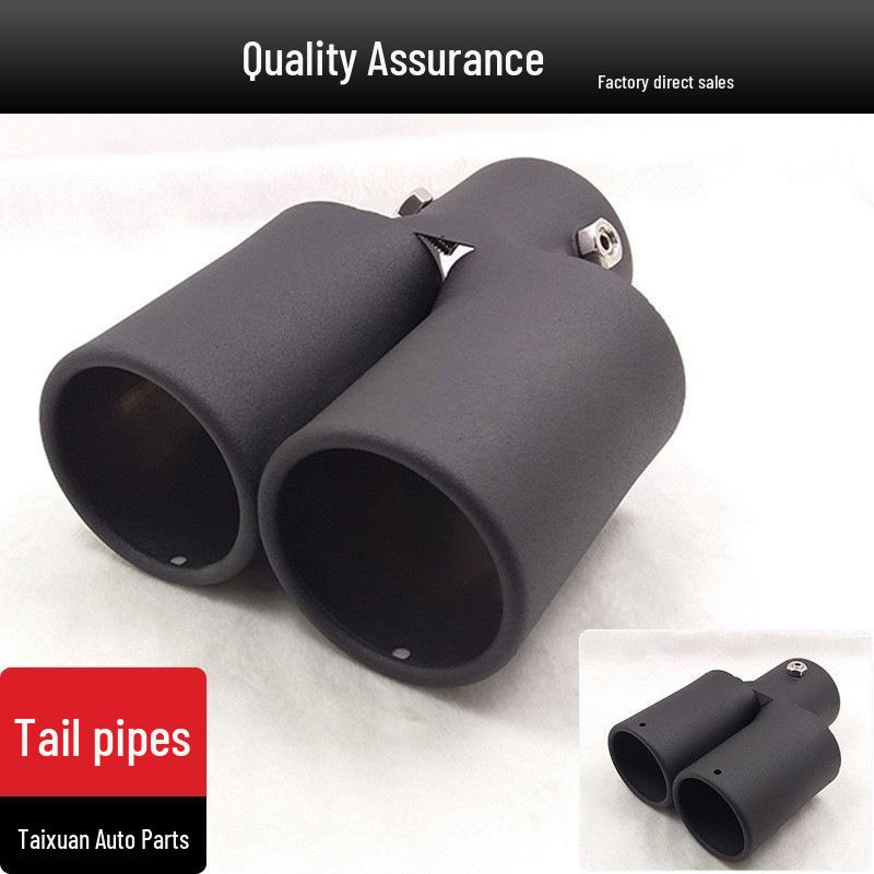 Compatible Muffler Tailpipe for Citroen C3-XR, Venucia T70, Zotye T600 - Dual Outlet