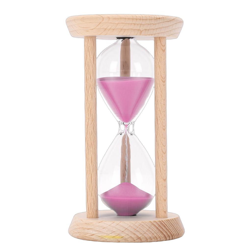 Sand Timer Wooden 5 Minute Hourglass Desktop Decoration 5 Minute Sand Timer For Cooking Baking Meditation Classroom