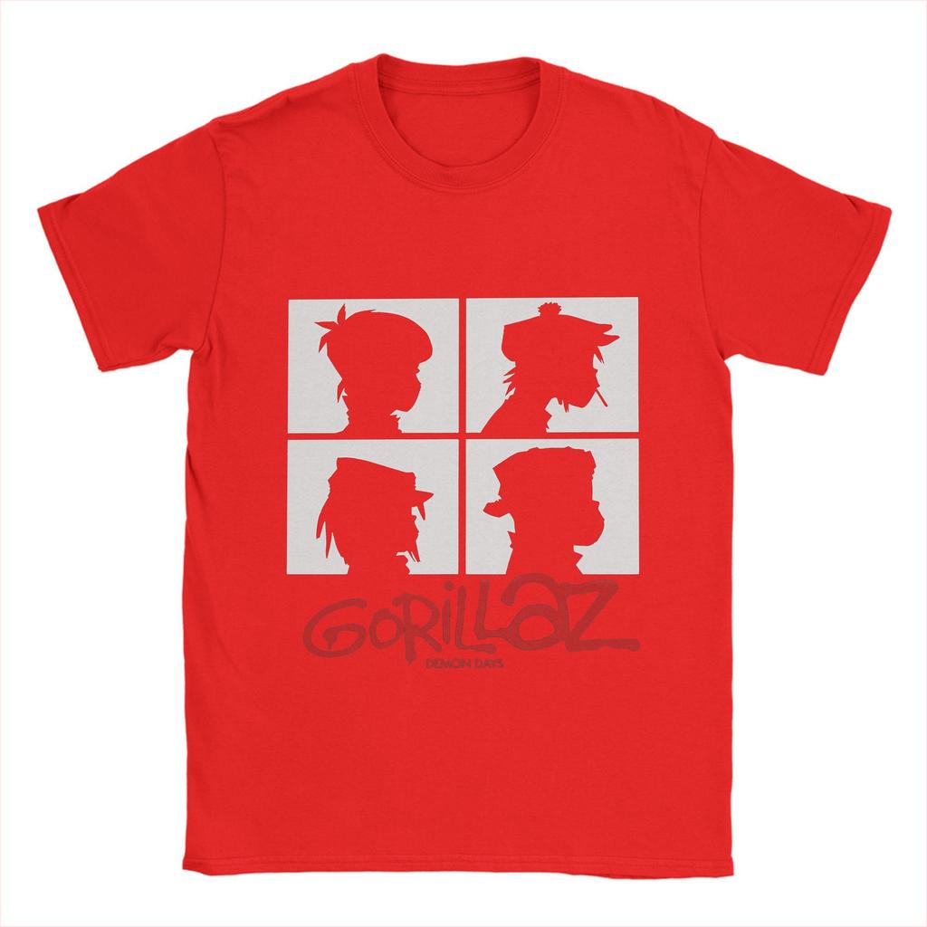 Harajuku T Shirt Summer Gorillazs Punk Rock  Hip Hop T Shirts  Cotton Tee Shirt for Men Classic Plus Size 6XL Short Sleeve Tops